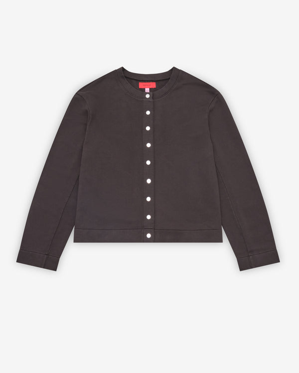 Eckhaus Latta - Men's Snap Cardigan - (Almost Black)