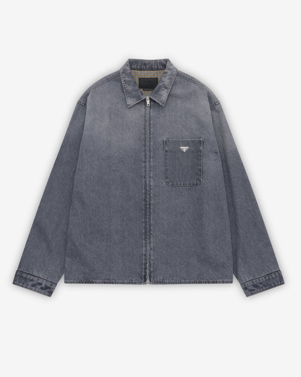 Prada - Men's Black Denim Shirt - (Black)
