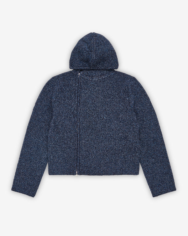 Eckhaus Latta - Men's Knot Zip Hoodie - (Twilight)