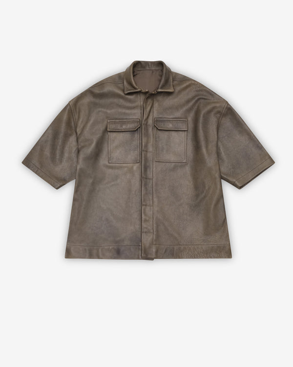 Rick Owens - Men's Magnum Tommy Shirt - (Washed Black)