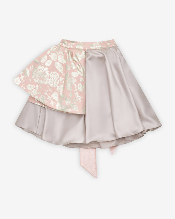 August Barron - Women's Tripple Prom Skirt - (Beige/Pink)