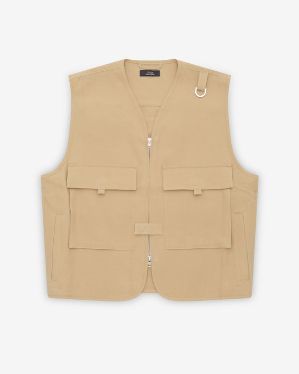 Aman x Kim Jones - Men's Utility Vest - (Olive)