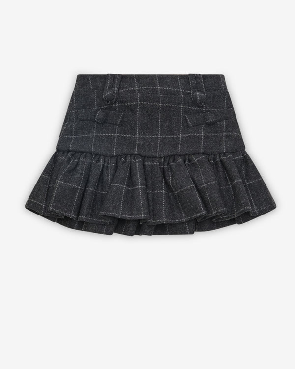 Vaquera - Women's Peplum Skirt - (Black/Gray)