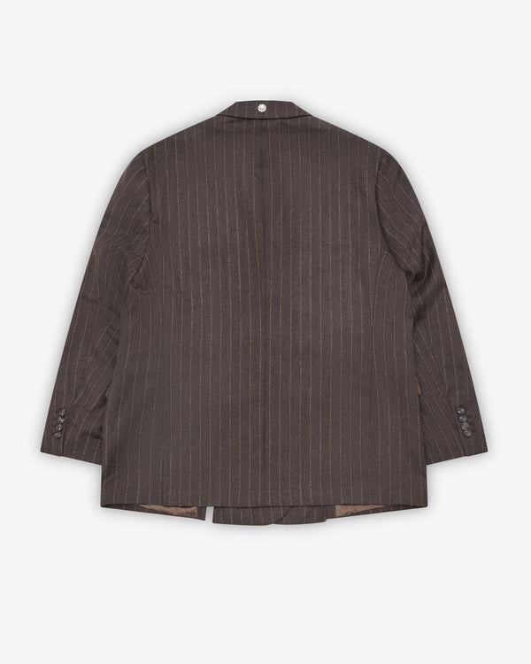 Simone Rocha - Men's Hem Slice Jacket - (Chocolate)