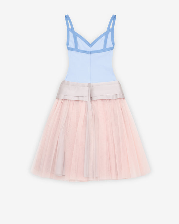 August Barron - Women's Singlet Prom Dress - (Blue/Pink)