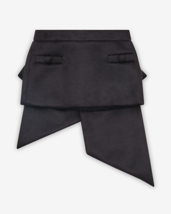 Vaquera - Women's Neoprene Bow Skirt - (Black)