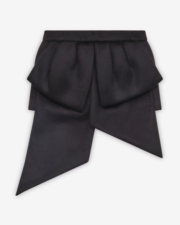 Vaquera - Women's Neoprene Bow Skirt - (Black)