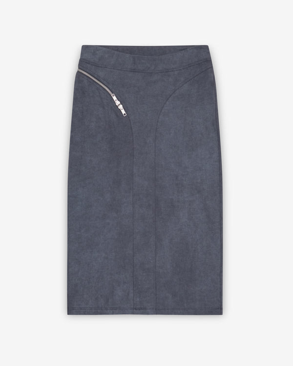 Vaquera - Women's Zipper Skirt - (Grey)