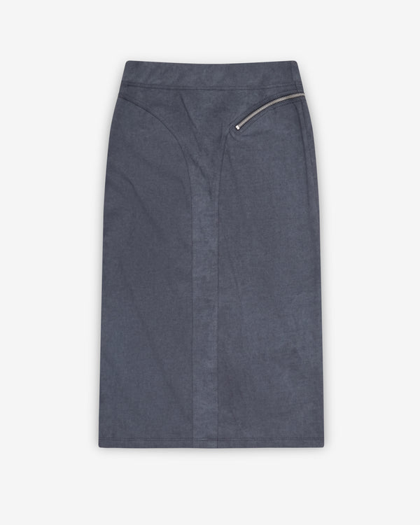 Vaquera - Women's Zipper Skirt - (Grey)
