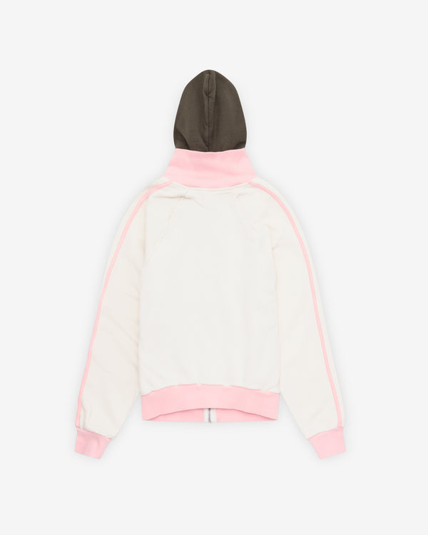 August Barron - Women's Double Track Jacket - (White/Pink)