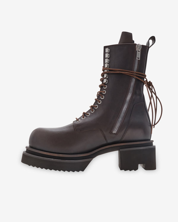 Rick Owens - Men's Lace Up Bogun - (Grease)