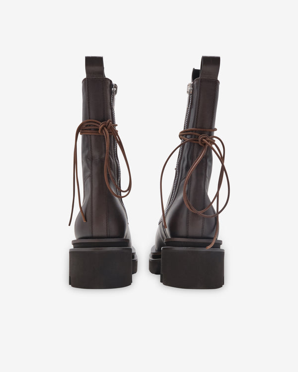 Rick Owens - Men's Lace Up Bogun - (Grease)