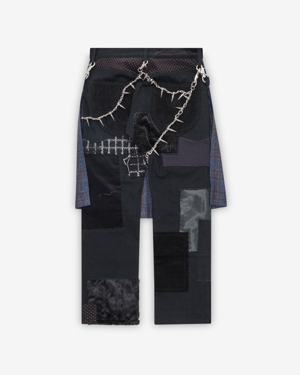Junya Watanabe Man - Men's Skirt Trousers - (Black/Mix)