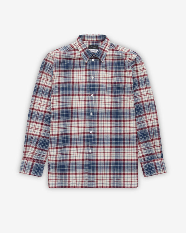 Willy Chavarria - Men's Woolen Shirt - (Peacoat)