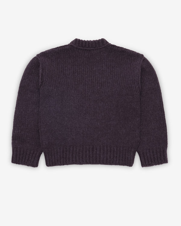 Our Legacy - Men's Mock Roundneck - (Brown Bear Mega Alpaca Wool)