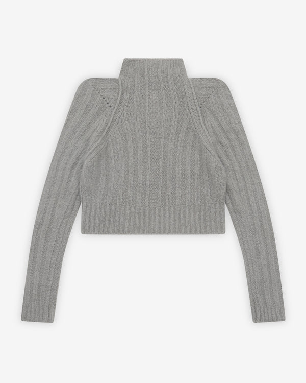 Rick Owens - Women's Cropped Con Top - (Dark Pearl)