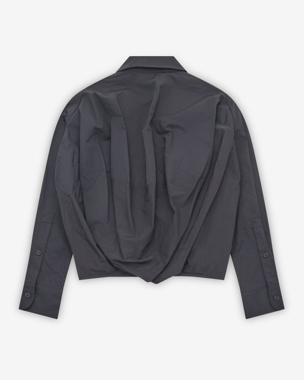 Melitta Baumeister - Women's Long Sleeve Cocoon Shirt - (Black)