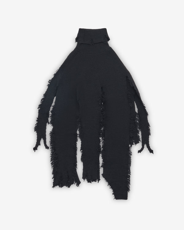 Junya Watanabe - Women's Distressed Sweater - (Black)