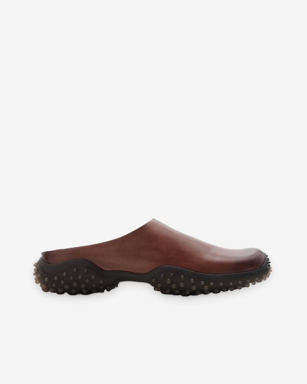 Miu Miu - Women's Leather Mules - (Coffee)
