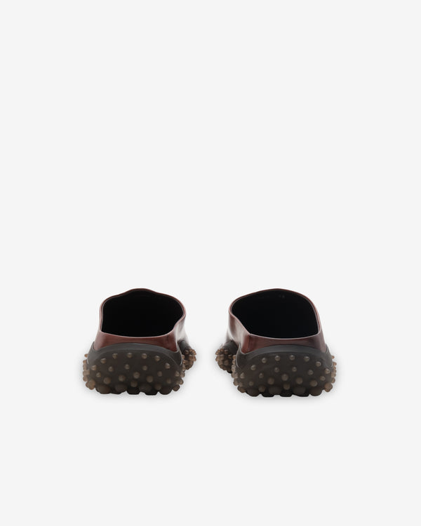 Miu Miu - Women's Leather Mules - (Coffee)