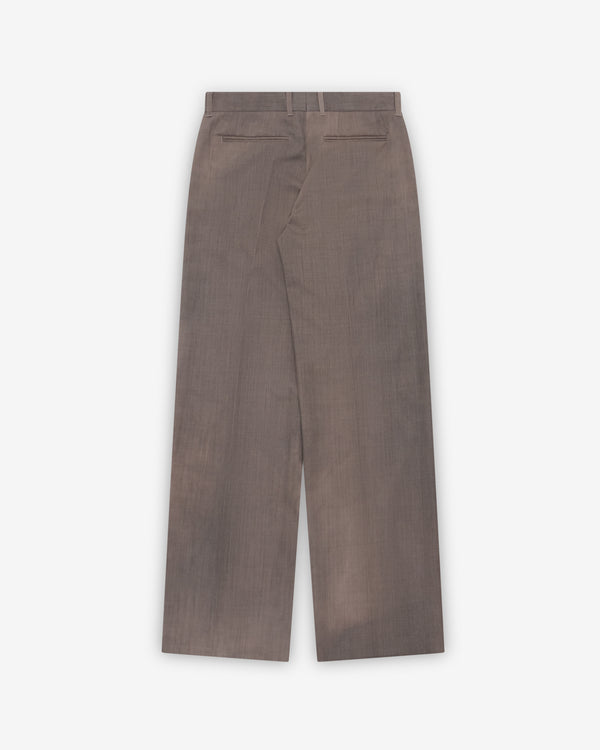 Our Legacy - Men's Slack Trouser - (Maltinto Umber Marl Wool)