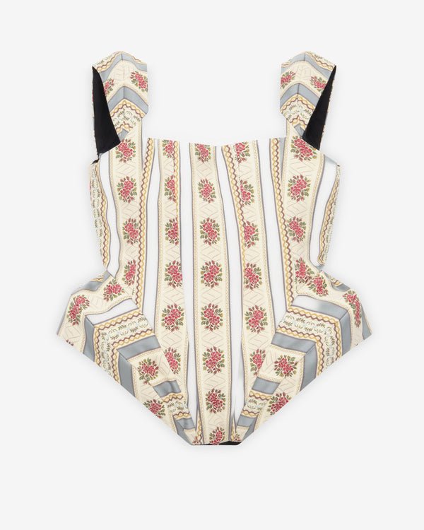 Chopova Lowena - Women's Corset Top - (Blue/Multi)