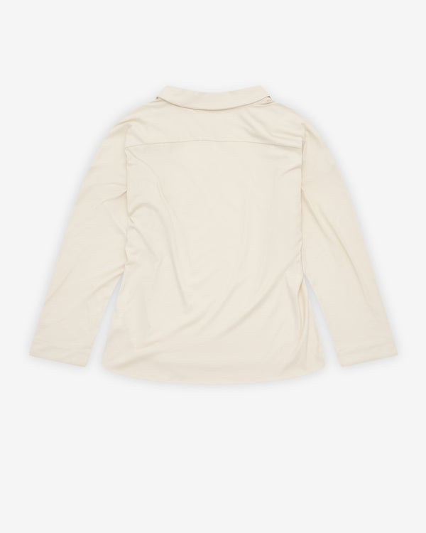 Kiko Kostadinov - Men's Iskar Draped Shirt - (Ivory)