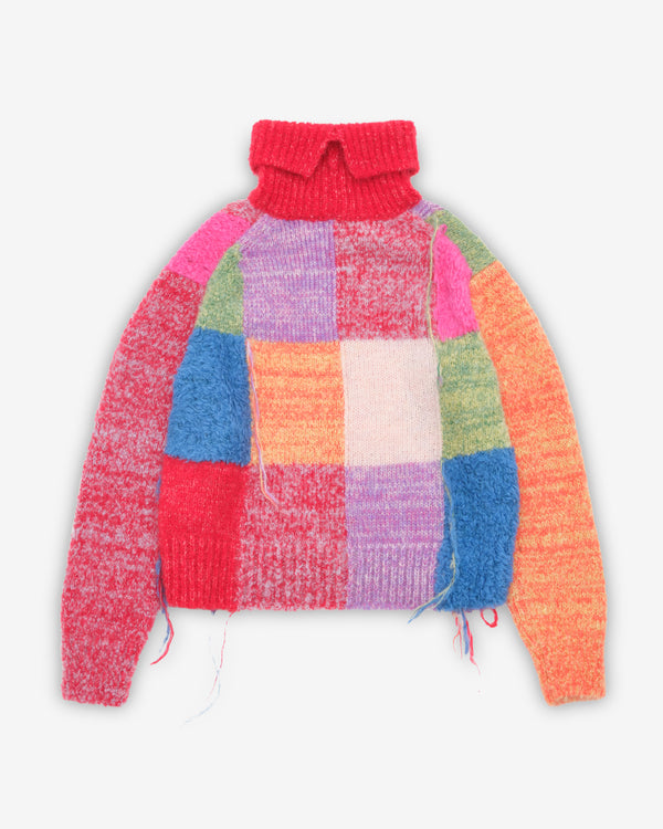 Tao - Women's Patchwork Sweater - (Multi)