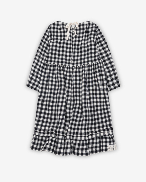 Tao - Women's Wool Gingham Dress - (Black/White)