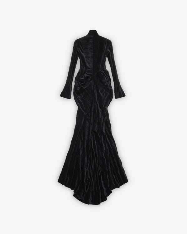 Colleen Allen - Women's Tailored Bustle Dress - (Black)