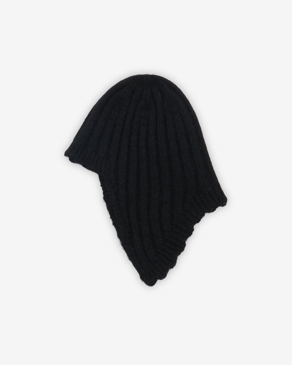 Tao - Women's Ribbed Wool Cap - (Black)