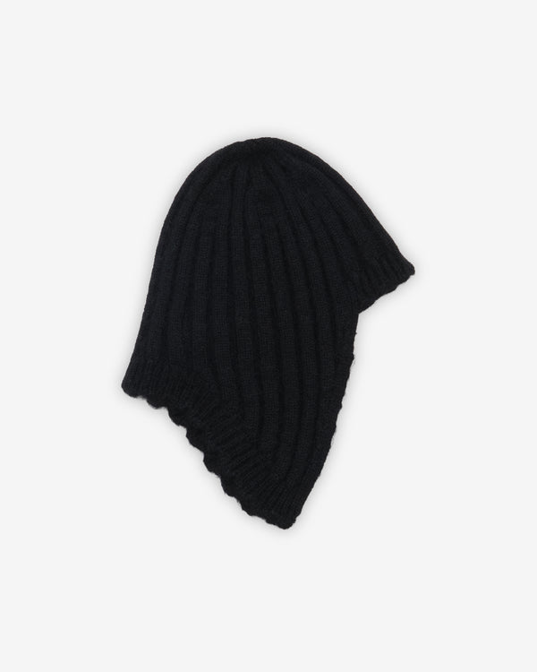 Tao - Women's Ribbed Wool Cap - (Black)