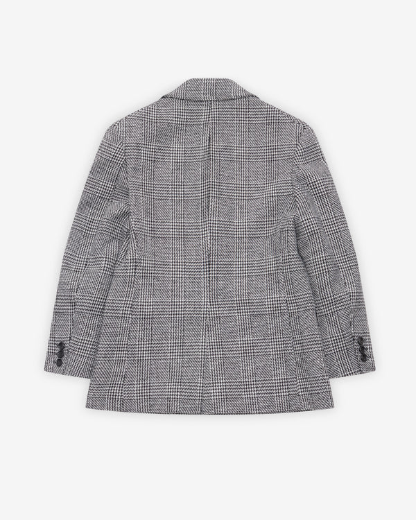 Junya Watanabe - Women's Wool Check Blazer - (Black/White)