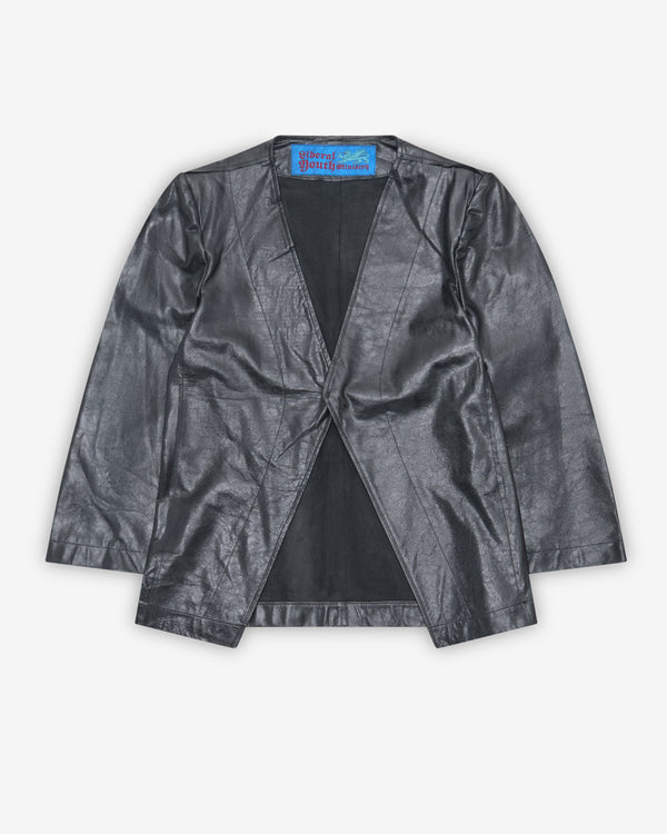 Liberal Youth Ministry - Men's Leather Blazer - (Black)