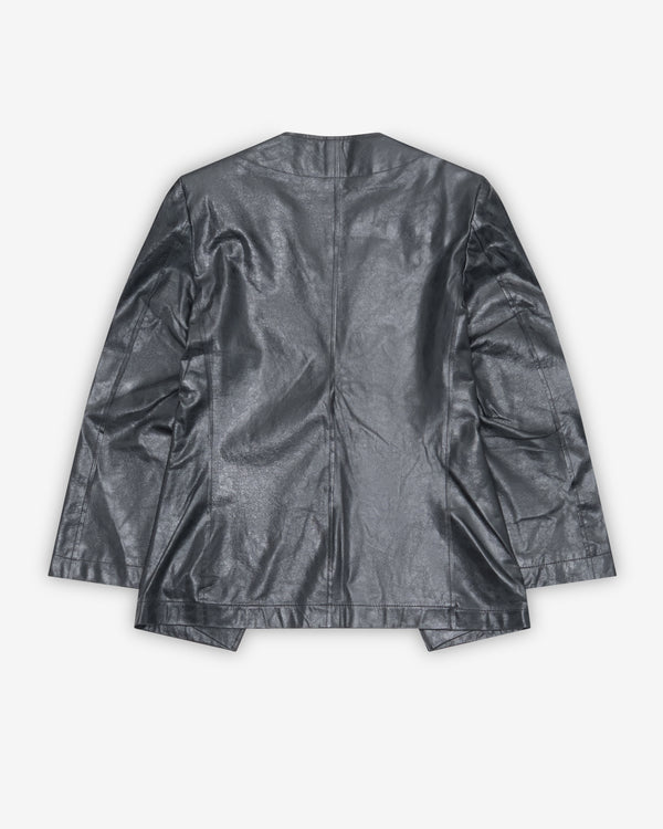 Liberal Youth Ministry - Men's Leather Blazer - (Black)