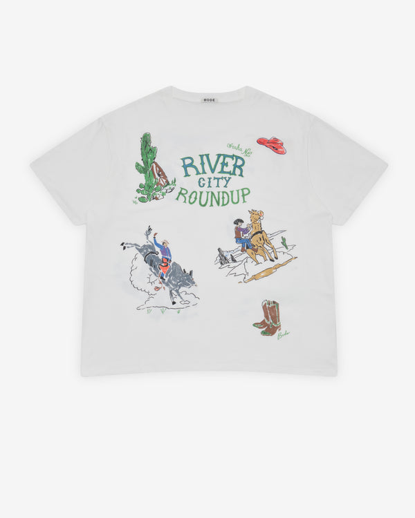Bode - Men's River City Tee - (Cream)