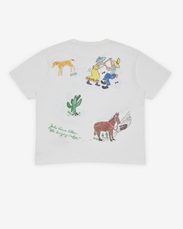 Bode - Men's River City Tee - (Cream)