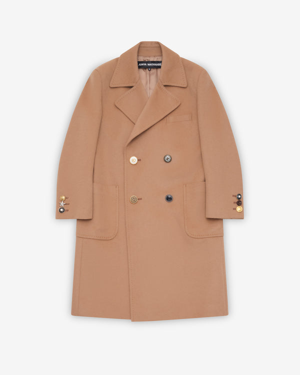 Junya Watanabe - Women's Double-Breasted Coat - (Camel)