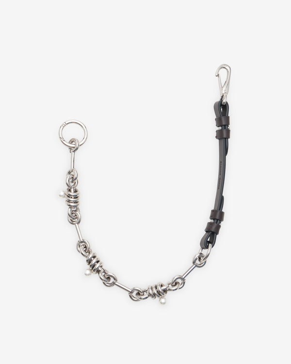 Simone Rocha - Men's Bridle Stacked Link Pearl Wallet Chain - (Pearl)