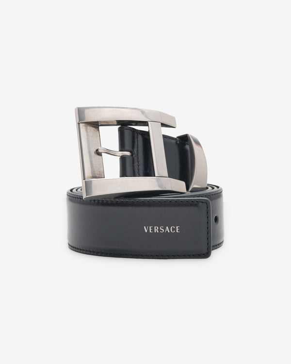 Versace - Men's 4cm Leather Belt - (Black)