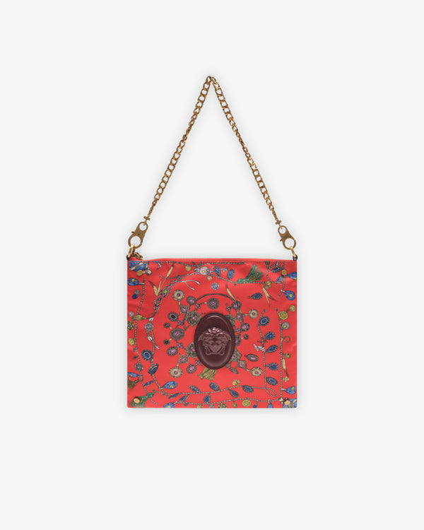 Versace - Women's Cabine Printed Duchesse Shoulder Bag - (Vintage Red)