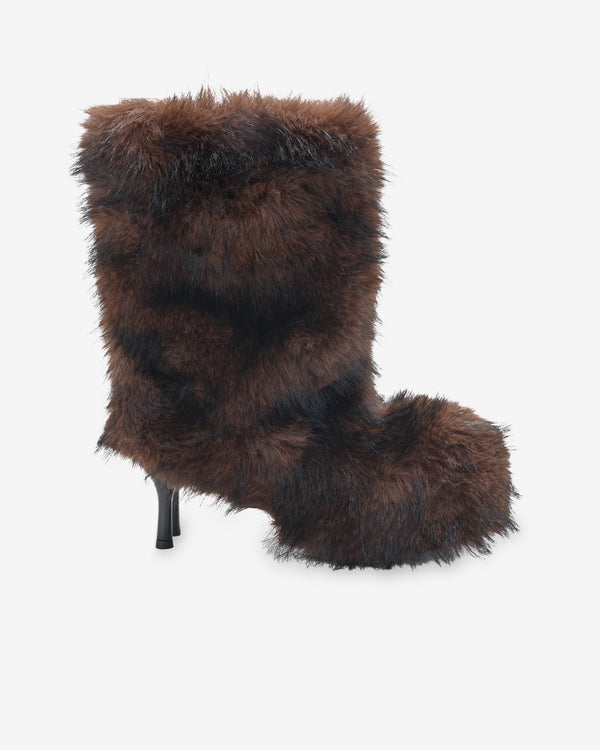Melitta Baumeister - Women's Fluffy Double Heel Boot - (Brown)