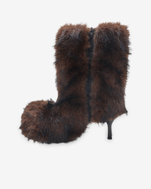 Melitta Baumeister - Women's Fluffy Double Heel Boot - (Brown)