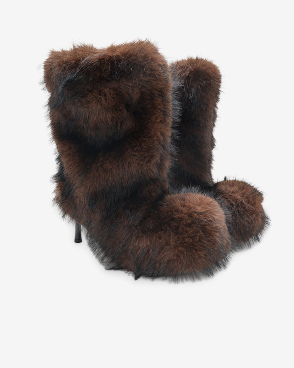Melitta Baumeister - Women's Fluffy Double Heel Boot - (Brown)