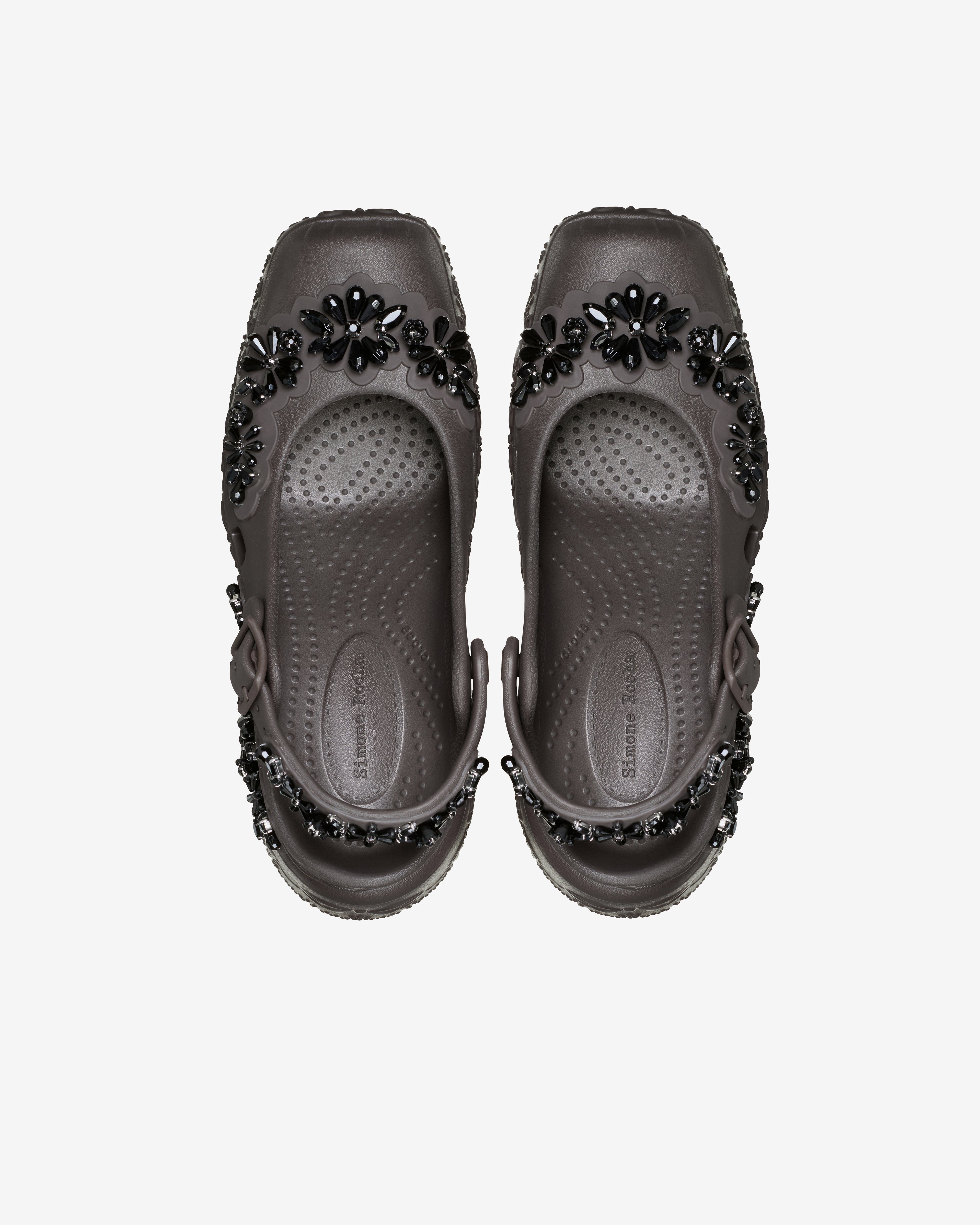 Simone Rocha: Crocs Ballerina Platforms (Espresso) | DSMNY E-SHOP