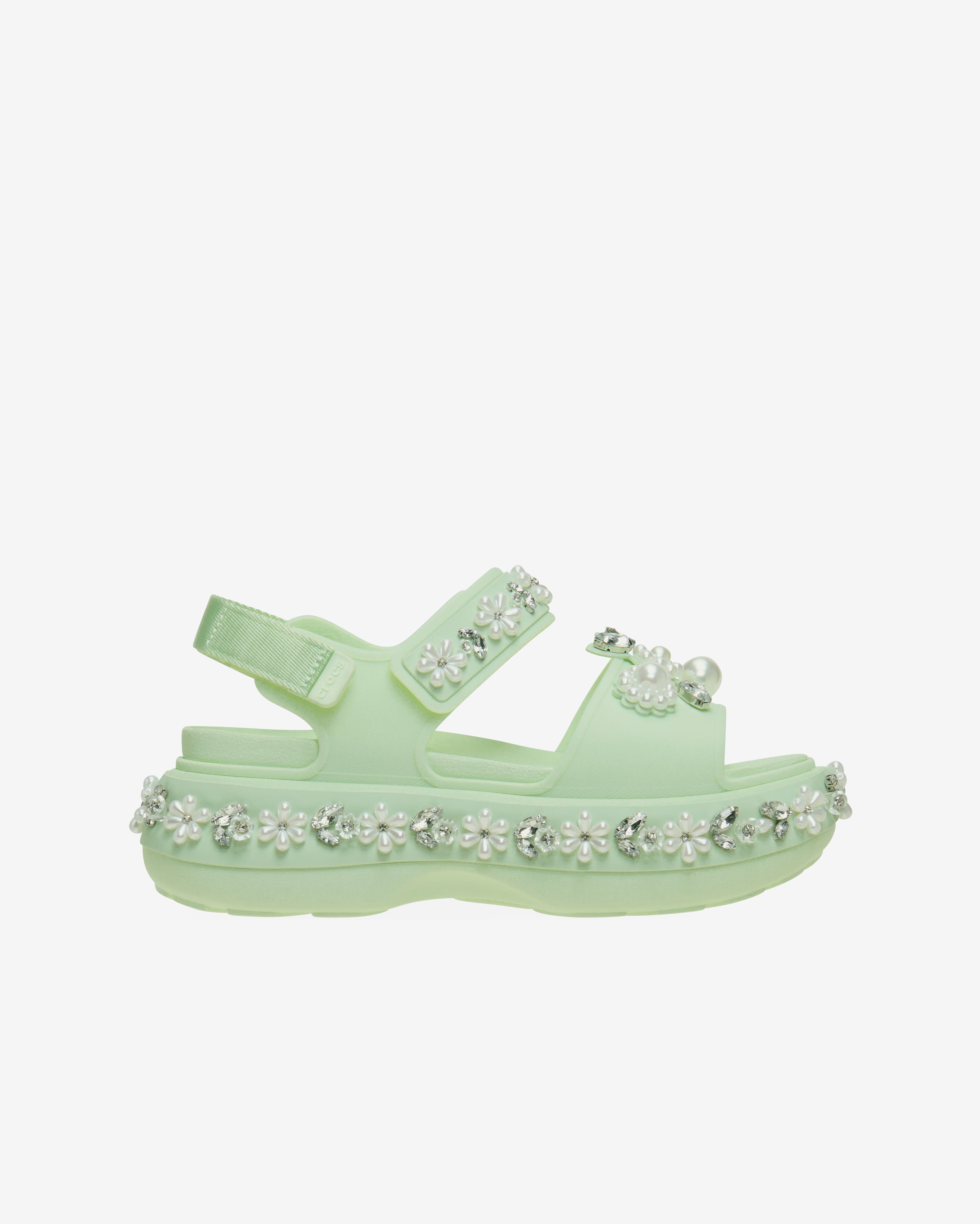 Simone Rocha: Crocs Soho Sandals (Jade) | DSMNY E-SHOP