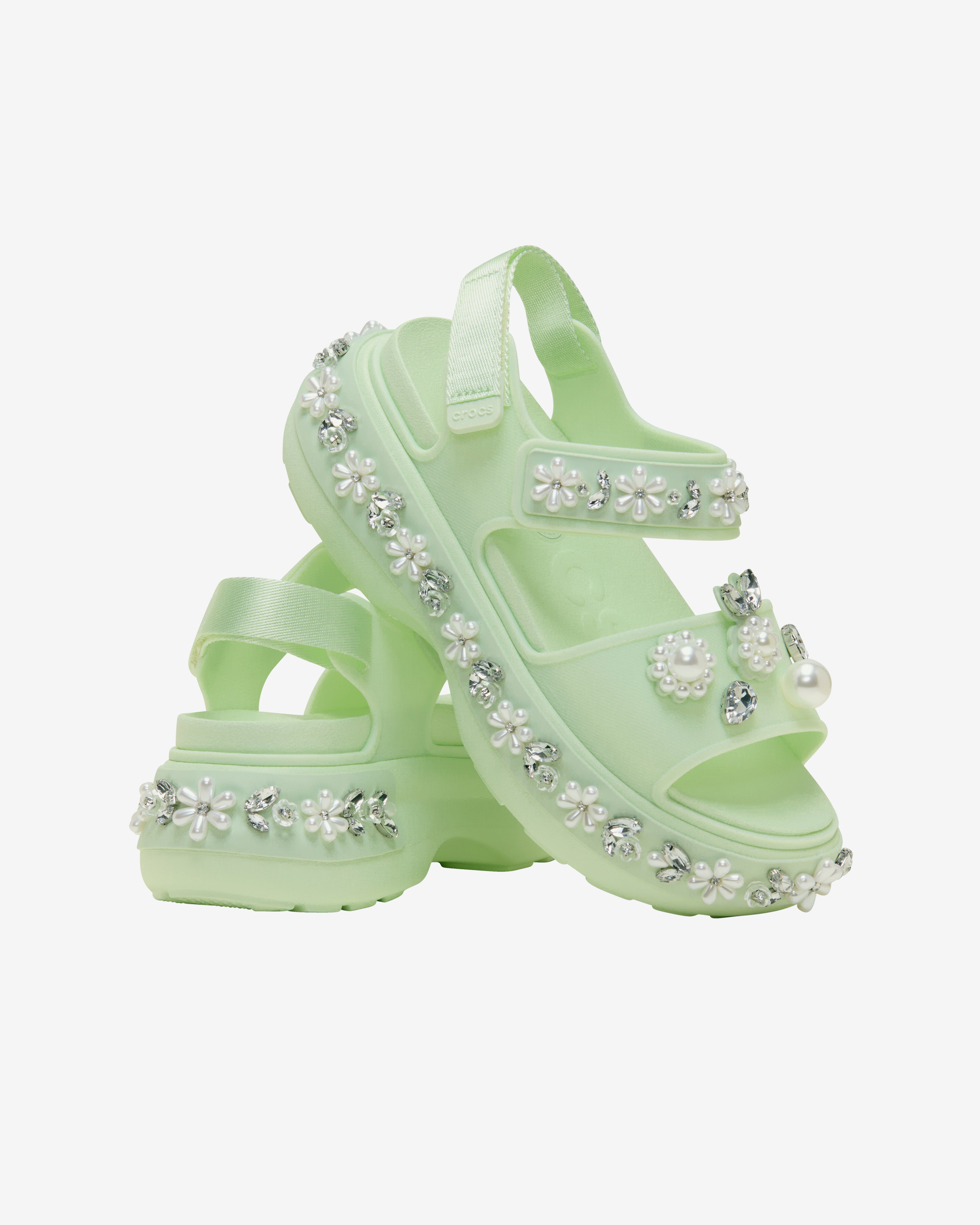 Simone Rocha: Crocs Soho Sandals (Jade) | DSMNY E-SHOP
