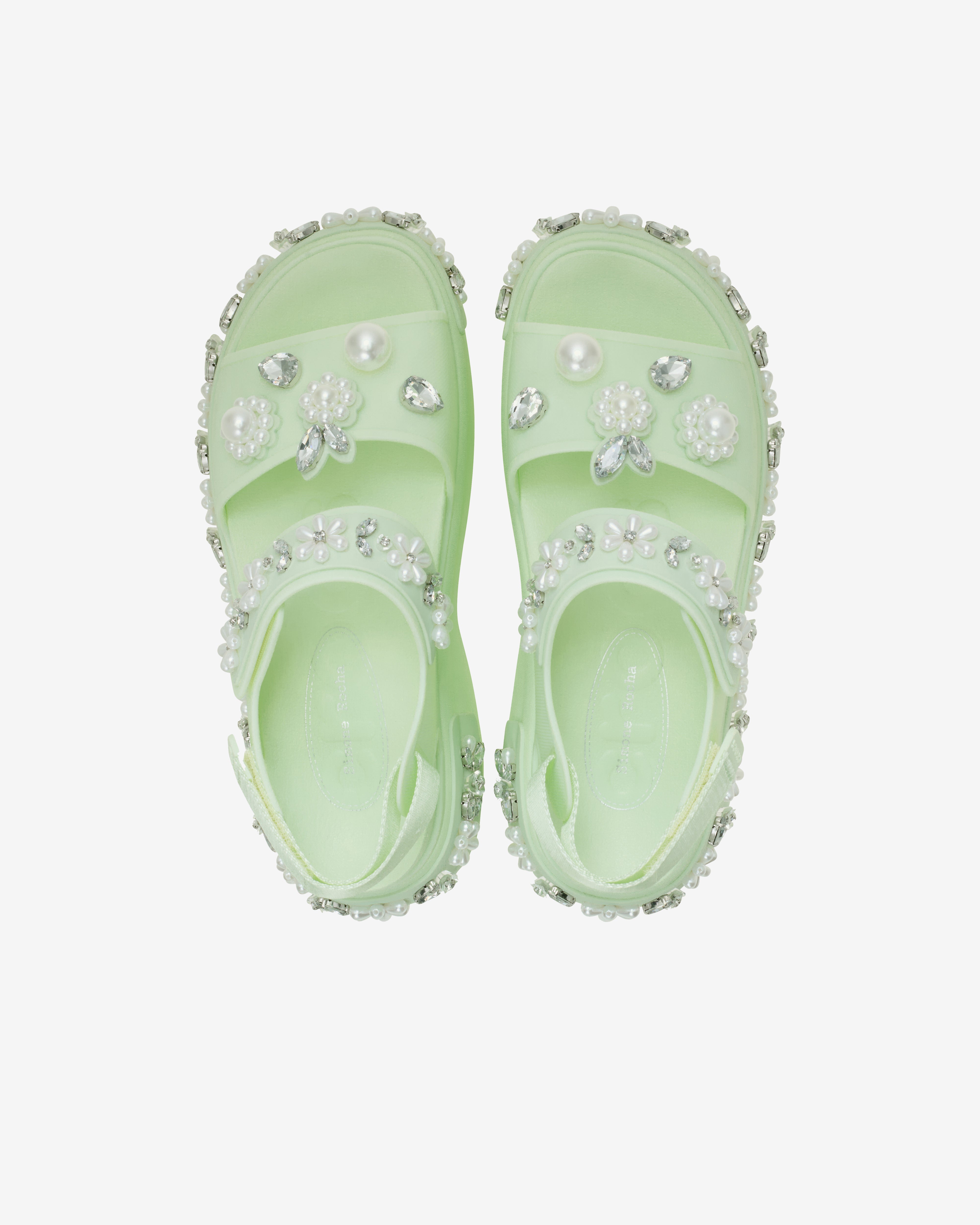 24cm CROCS × Simone Rocha サンダル Simone Rocha: Crocs Soho Sandals (Jade) | DSMNY E-SHOP