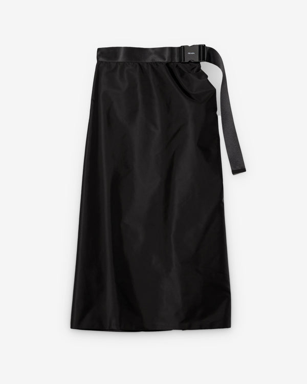 Prada - Women's Re-Nylon Gabardine Skirt - (Black)