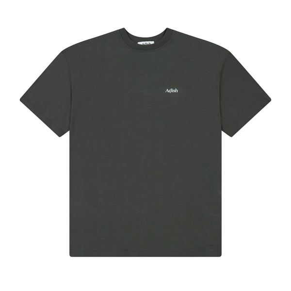 Adish - Men's Short Sleeve Qatarat Logo T-Shirt - (Dark Grey)